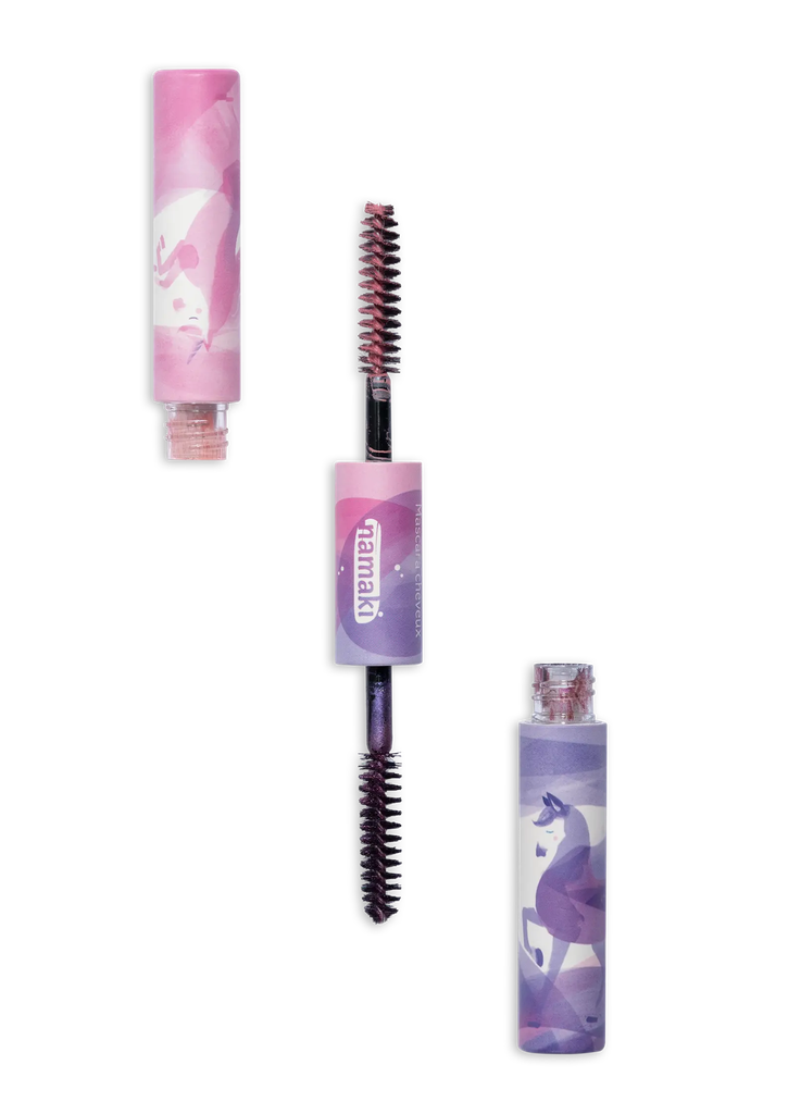 Mascara Cheveux Double Applicateur Rose-Violet**