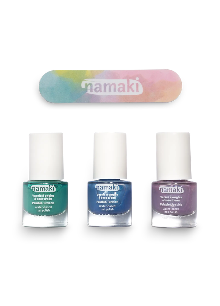 Coffret 3 vernis à ongles - Aurore Boréale