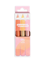Set of 3 Glitter Make-up Pencils - Sunshine**
