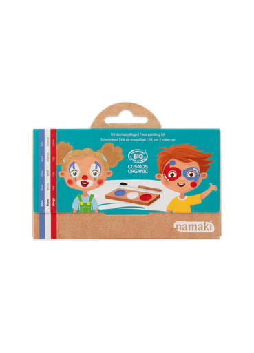 [110079] Face painting kit 3 colors - Clown & Harlequin** 