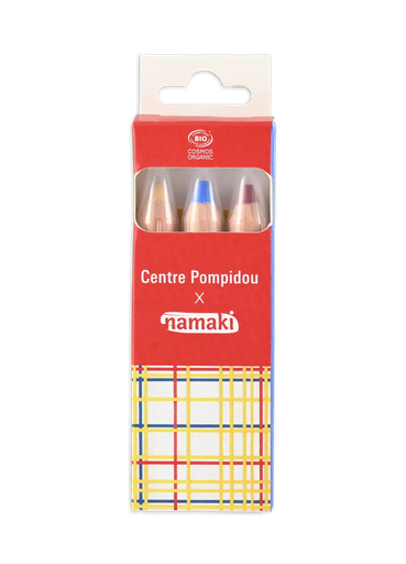 [110135] Set of 3 Face Painting Pencils - Centre Pompidou X Namaki**