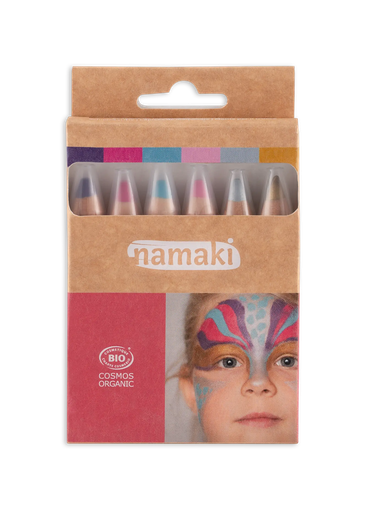 [110067] Set of 6 Face Painting Pencils - Enchanted Worlds**